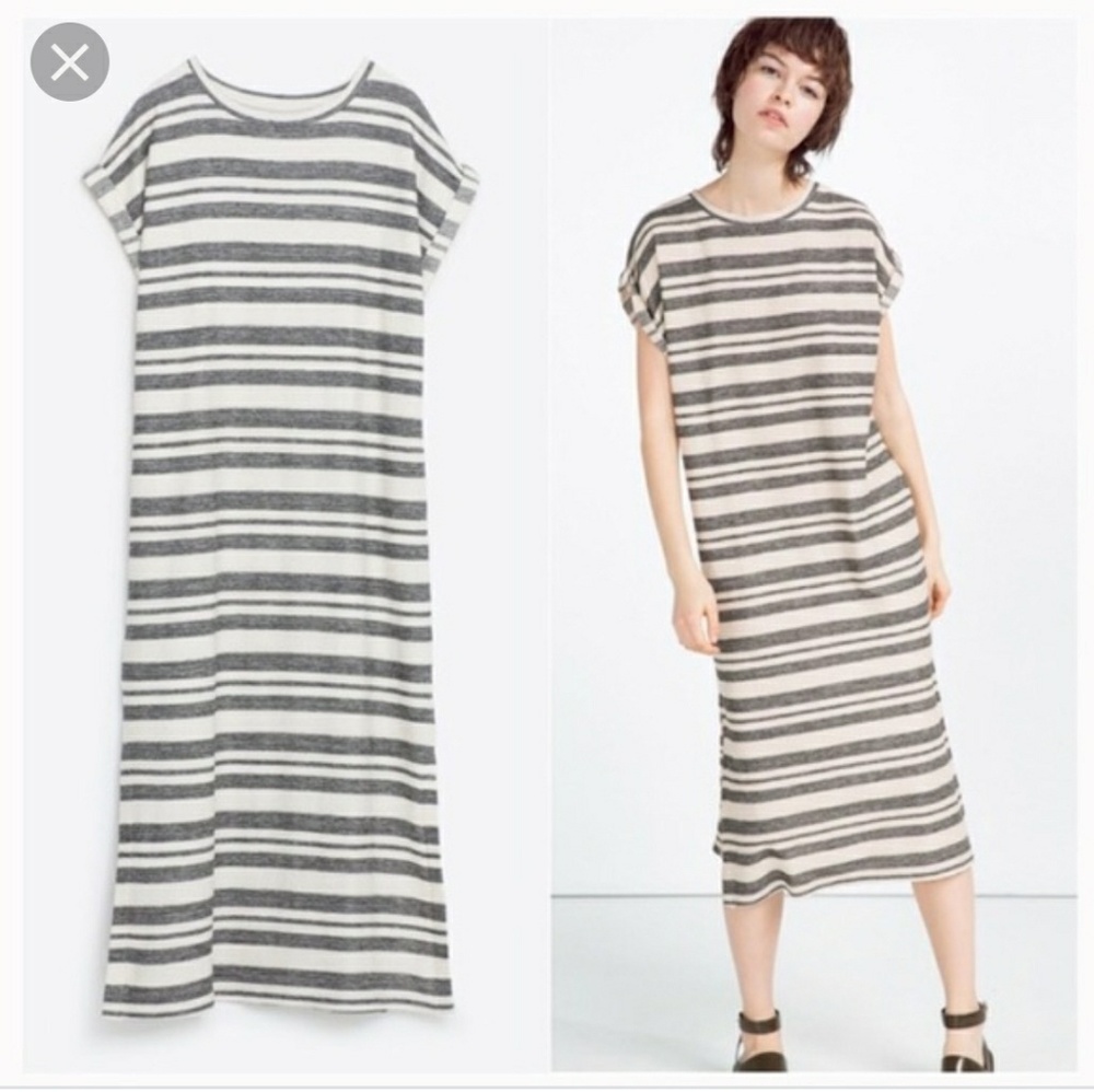 Zara Side Slit Maxi Dress
